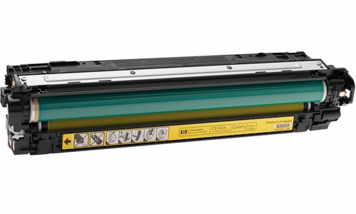 Картридж HP CE742A / 307A , ЖЕЛТЫЙ