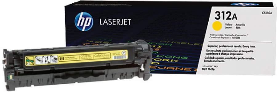 Картридж HP CF382A / 312A ЖЕЛТЫЙ