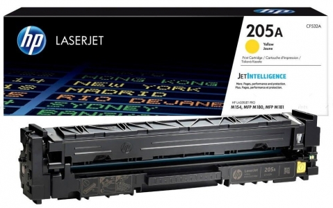 Картридж HP CF532A / 205A , ЖЕЛТЫЙ